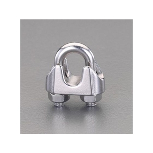 エスコ ワイヤーロープクリップ ステンレス製 2mm FCY8494-EA638RZ-2-イメージ1