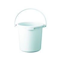 トラスコ中山 PPカラーバケツ 22L 白 FC767HF-4779827
