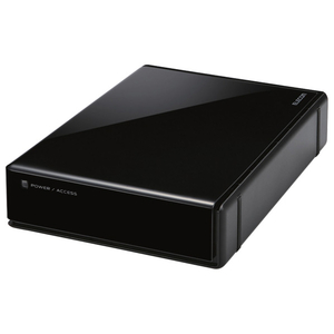 エレコム SeeQVault対応3．5インチ外付けハードディスク(4TB) ブラック ELD-QEN2040UBK-イメージ1