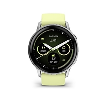 Garmin Venu 4 (45mm), GPS, Wi-Fi, Gray w/ Silver + Citron, JPN Silver + Citron 010-03014-32