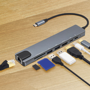 JTT MY DOCK STATION 8-IN-1 My Dock Stationシリーズ JTMD-8IN1-イメージ3