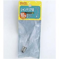 エルパ シャンデリア球 E12口金 10W クリア 1個入り G-71H(C)