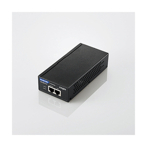 エレコム IEEE802．3af/at対応 PoEインジェクター ブラック EIB-UG01-PL2-イメージ1