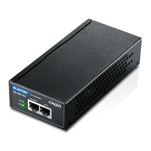 エレコム IEEE802．3af/at対応 PoEインジェクター ブラック EIB-UG01-PL2-イメージ2
