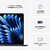 Apple 15インチMacBook Air： 10コアCPUと10コアGPUを搭載したApple M4チップ, 16GB, 512GB SSD - ミッドナイト 16GB, 512GB SSD ミッドナイト MW1M3J/A-イメージ10