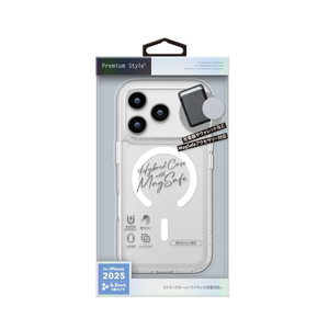 PGA iPhone 17 Pro用MagSafe ハイブリットケース PG-25BMH02CL-イメージ1