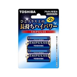 東芝 アルカリ乾電池 IMPULSE LR14H2BP 東芝 アルカリ乾電池 IMPULSE LR14H2BP
