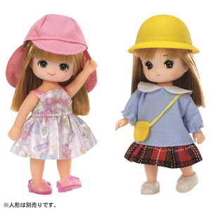 タカラトミー リカちゃん LW-20 ミキちゃんマキちゃんドレスセット ようちえんふく&リボンワンピ LW20ﾐｷﾁﾔﾝﾏｷﾁﾔﾝﾄﾞﾚｽｾﾂﾄ-イメージ2