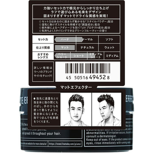 ファイントゥデイ UNO マットエフェクター 80g FCE946H-イメージ2
