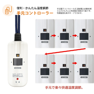 メトロ電気工業 こたつ用取替ヒーター MHU-601ES(DKB)-イメージ15