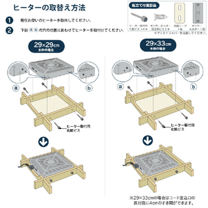 メトロ電気工業 こたつ用取替ヒーター MHU-601ES(DKB)-イメージ18