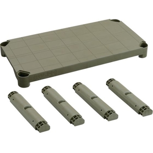 トラスコ中山 TRUSCO/プラ棚用 棚板セット 棚板間隔高さ372mm用脚4本付 FCD223D-2572848-イメージ1