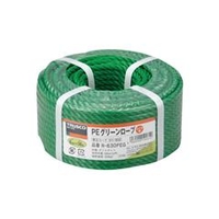 トラスコ中山 TRUSCO　PEグリーンロープ　3つ打　線径6mmX長さ30m R-630PEG