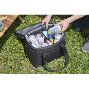 アイリスオーヤマ エアロゲルソフトクーラーボックス 15L チャコールグレー FCJ088F-AGSC-15C-イメージ7