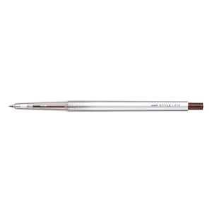 三菱鉛筆 スタイルフィット ゲルインクボールペン ノック式(リフィル入) 0．38mm ブラウンブラック UMN1393822-イメージ1