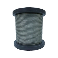 大阪コートロープ SUSワイヤロープ2.00mm 7×7 50m巻コート無 23302.00-0／+0.08 FC361FS-8185457