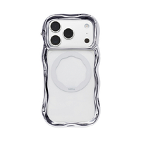 Ｈａｍｅｅ iPhone18 Pro/17 Pro用 MAGSYNQｹｰｽ IFACE BEBLING WAVE シルバー 41-192614