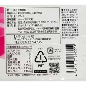 チョイスジャパン シリカシリカ スパークリング500ml×24本 FCG675U-イメージ2