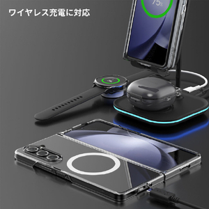 araree Galaxy Z Fold 5用ケース Nukin M クリア AR25261GZFD5-イメージ13