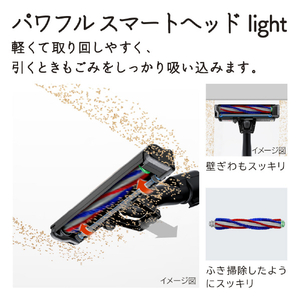 日立 サイクロン式コードレススティッククリーナー ラクかるスティック ベージュ PV-BL3M C-イメージ10