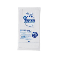 ジャパックス 業務用レジ袋 東30号・西40号 乳白100枚 FCE070U-RJJ30