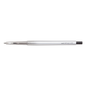 三菱鉛筆 スタイルフィット ゲルインクボールペン ノック式(リフィル入) 0．38mm ブラック UMN1393824-イメージ1