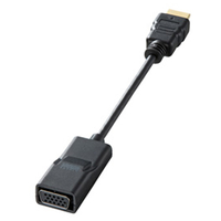 エディオンネットショップ サンワサプライ Adhd19vga Hdmi Vga変換アダプタ ショートケーブル ブラック