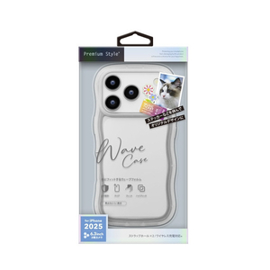 PGA iPhone 17 Pro用ウェーブケース PG-25BWH01CL-イメージ1