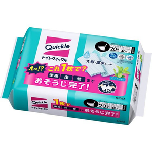 KAO トイレクイックル つめかえ用 20枚入 F840466-イメージ1