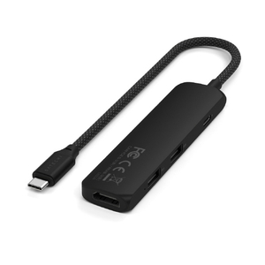 SATECHI 4-in-1 USB-C Slim Multiport Adapter 4K (Black) PST-P4SK-イメージ2