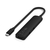 SATECHI 4-in-1 USB-C Slim Multiport Adapter 4K (Black) PST-P4SK-イメージ2