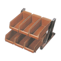 弁慶 BK オーガナイザー 2段3列 ブラウン FC80464