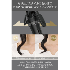 テスコム プロフェッショナル プロテクトイオン カールアイロン(26mm径) ブラック NIM326B-K-イメージ10