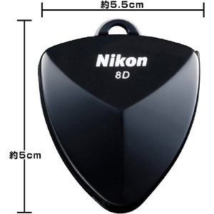 ニコン ニューポケットタイプルーペ 8D ブラック N8DBK-イメージ2