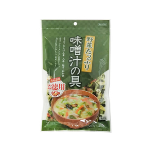 フジサワ お徳用 野菜たっぷり味噌汁の具 160g FCJ389C-イメージ1