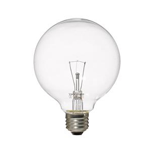 ヤザワ 100W形・E26口金 ボール電球 クリア 1個入り GC100V90W95-イメージ2