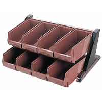 弁慶 BK オーガナイザー 2段4列 ブラウン FC80465