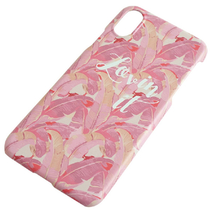 Happymori iPhone XS/X用ケース Lovin it bar ピンク HM10263I8-イメージ2