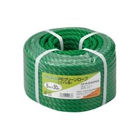トラスコ中山 TRUSCO　PEグリーンロープ　3つ打　線径9mmX長さ30m R-930PEG