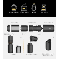 ルタワジャパン ATC-YE ミル付きポータブルコーヒーメーカー 