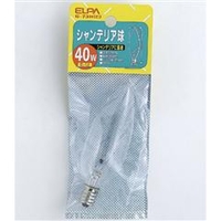 エルパ シャンデリア球 E12口金 40W クリア 1個入り G73HC