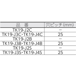 トラスコ中山 TRUSCO ジョイント金具19型J クロム 寸法122×84 穴数4 FC085FA-2879085-イメージ2