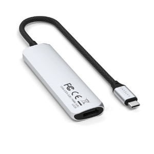 SATECHI 4-in-1 USB-C Slim Multiport Adapter 4K (Silver) PST-P4SS-イメージ2