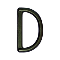 トラスコ中山 樹脂製平ベルト用D環 38mm 5個入 5個黒383817 FC028GD-1039731