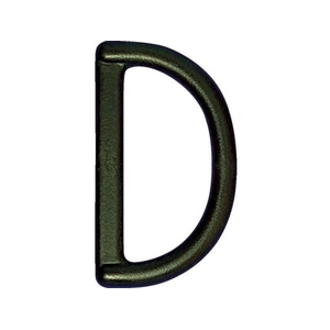 トラスコ中山 樹脂製平ベルト用D環 38mm 5個入 5個黒383817 FC028GD-1039731-イメージ1