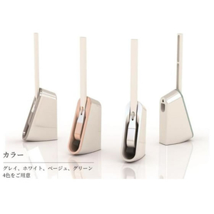 日本クリンテック es トイレブラシ&スタンドセット おしゃれ ケース付き シャープグリーン FCG069Y-イメージ4