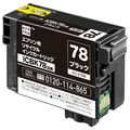 エコリカ ICBK78互換リサイクルインクカートリッジ ブラック ECI-E78B