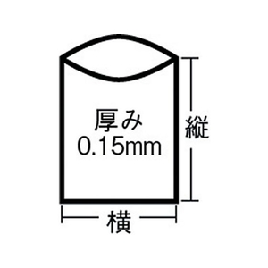 島津商会 Shimazu/アスベスト回収袋 透明大 (1Pk(袋)=25枚入) FC621HA-3354270-イメージ2