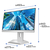 I・Oデータ USB Type-C搭載&フリースタイルスタンド採用 21．5型 液晶ディスプレイ ホワイト LCD-C222SDW-F-イメージ2