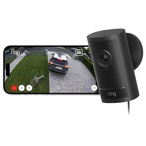 Amazon Outdoor Cam Pro Plug-in Ring ブラック B0DDRC5VYS-イメージ1